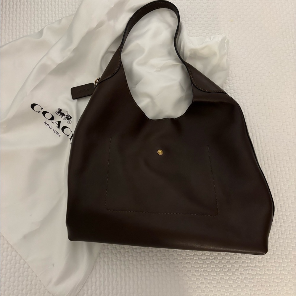Coach Brown Leather Shoulder Bag